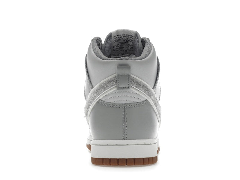 Nike Dunk High University Chenille Swoosh Light Smoke Grey