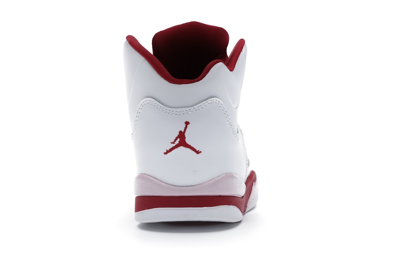 Jordan 5 Retro White Pink Red (PS)