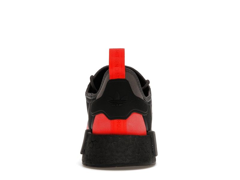 adidas NMD R1 Core Black Solar Red Grey