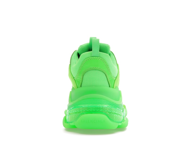 Balenciaga Triple S Neon Green Clear Sole