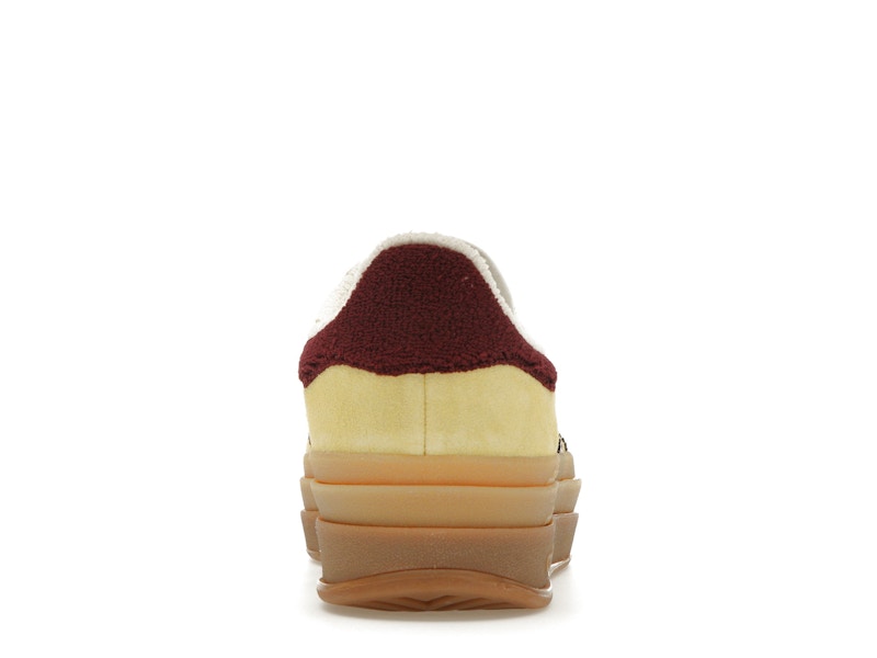adidas Gazelle Bold Almost Yellow Maroon (Women's)