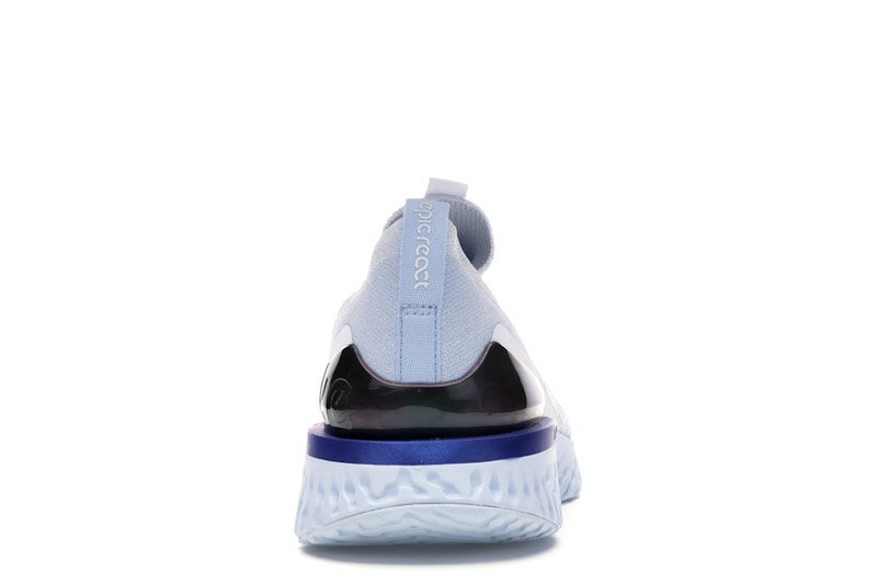 Nike Epic React Moc Flyknit White Hydrogen Blue