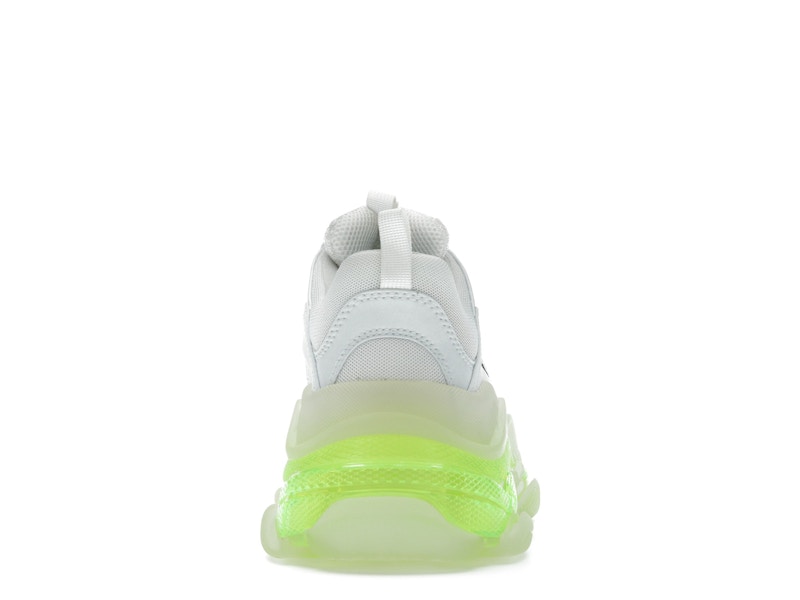 Balenciaga Triple S Clear Sole White Fluo Yellow (Women's)