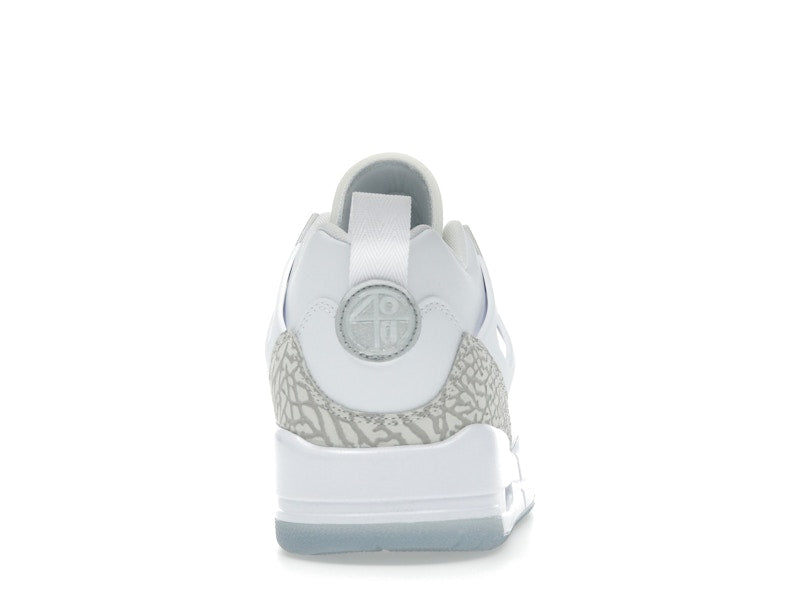 Jordan Spizike Low White Metallic Silver Barely Blue Neutral Grey