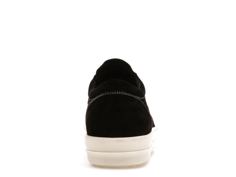 Rick Owens Strobe Vintage Low Black Suede