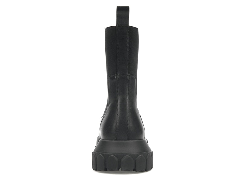 Rick Owens Lido Beatle Bozo Tractor Boots Black