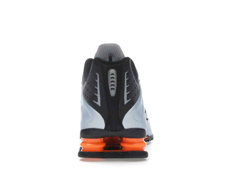 Nike Shox R4 Blue Tint Total Orange Black Metallic Silver (Women's)