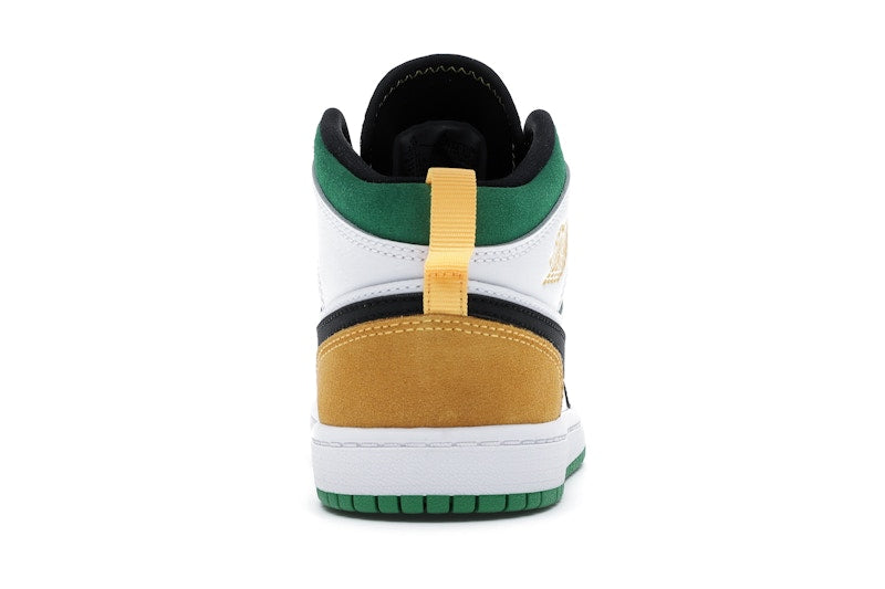 Jordan 1 Mid SE White Laser Orange Lucky Green (PS)