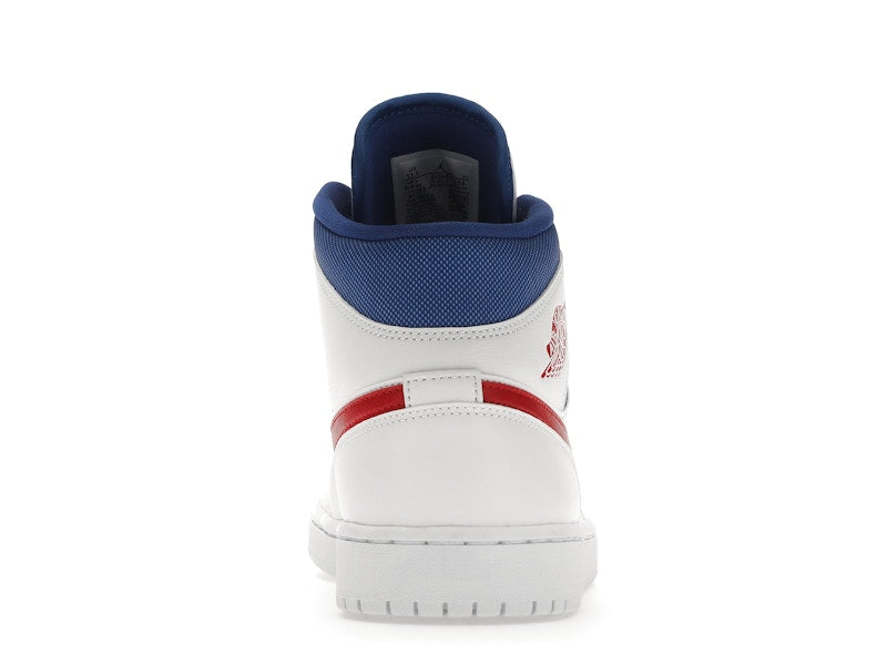 Jordan 1 Mid White Red Royal (Women's)