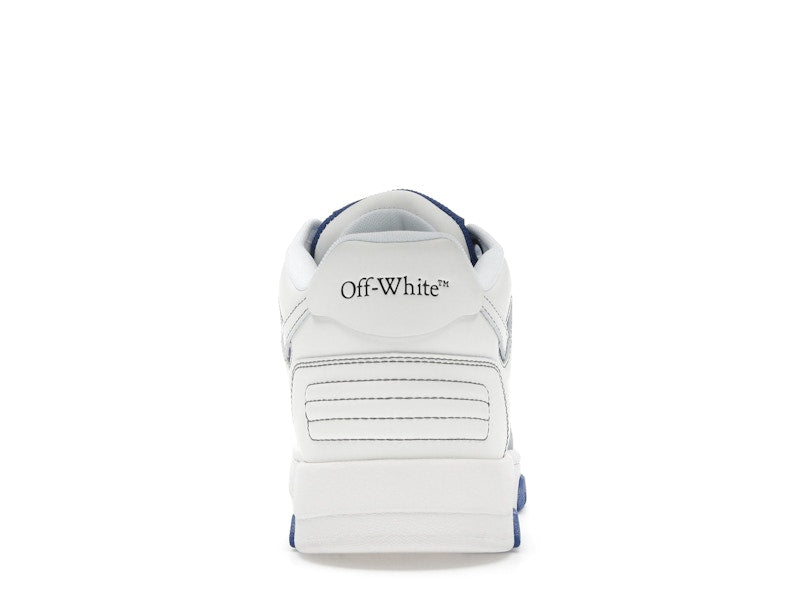 OFF-WHITE Out Of Office OOO Low Tops White Dark Blue