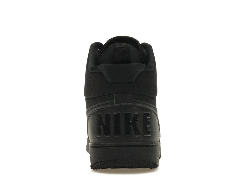 Nike Court Borough Mid Winter Triple Black