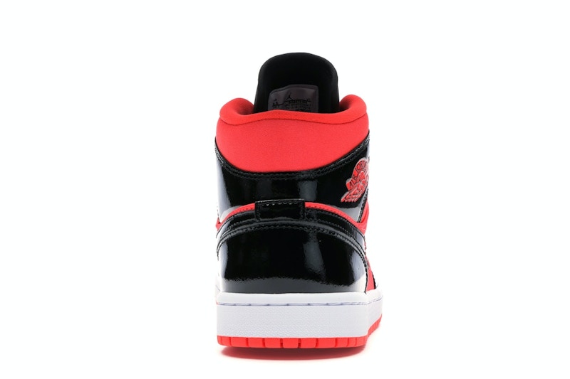 Jordan 1 Mid Hot Punch Black (Women's)