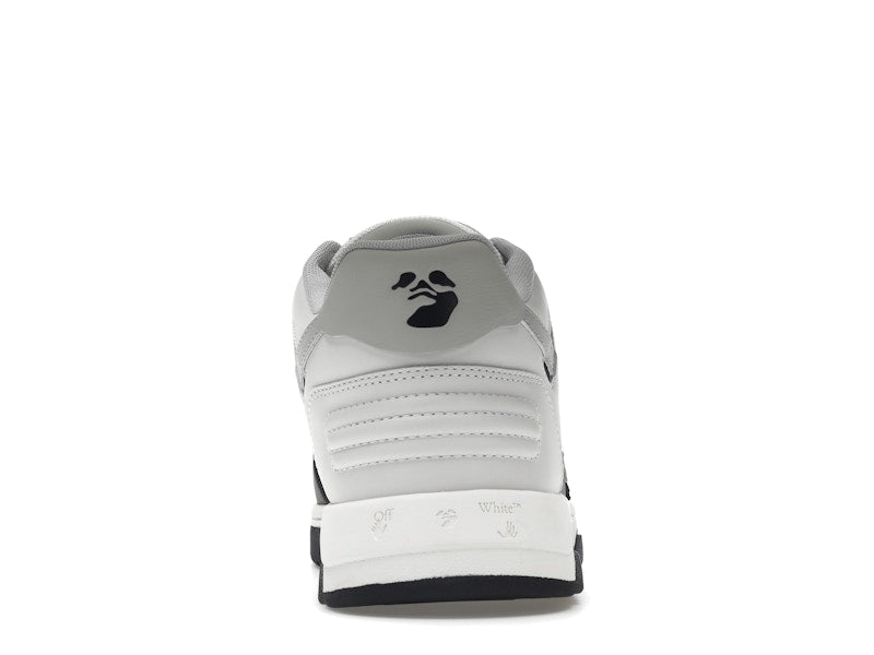 OFF-WHITE Out Of Office OOO Low Tops Light Grey Black