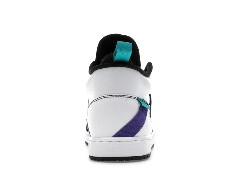 Jordan Fadeaway Black White Grape