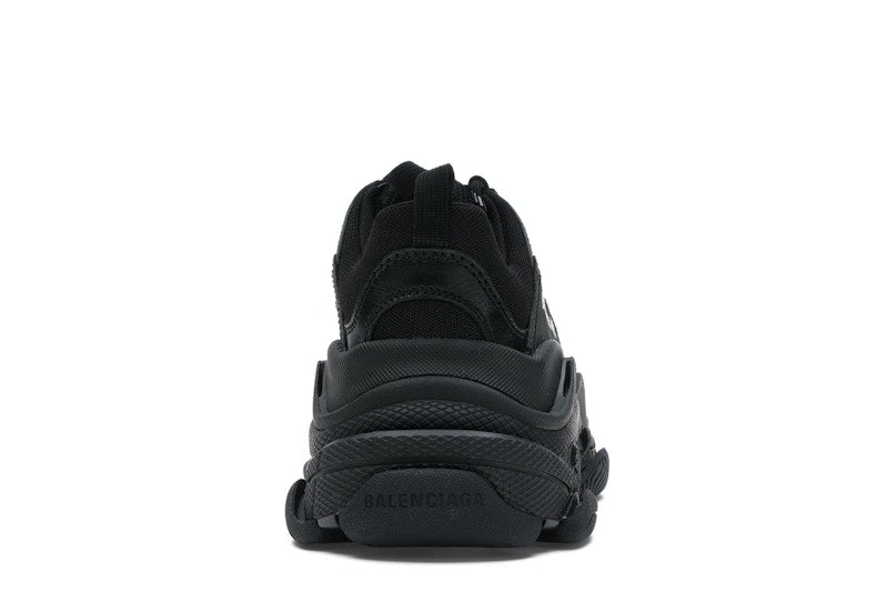 Balenciaga Triple S Triple Black (2018) Reissue Nondistressed (Women's)