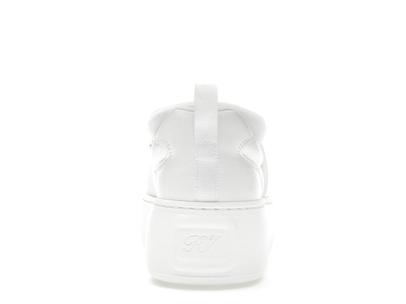 Roger Vivier Viv' Up White Crystal Buckle (Women's)