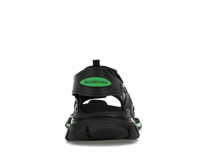 Balenciaga Track Sandal Black/Fluo Green