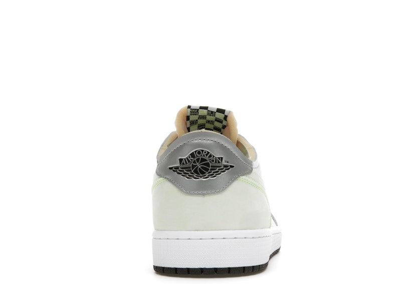 Jordan 1 Retro Low White Ghost Green Black