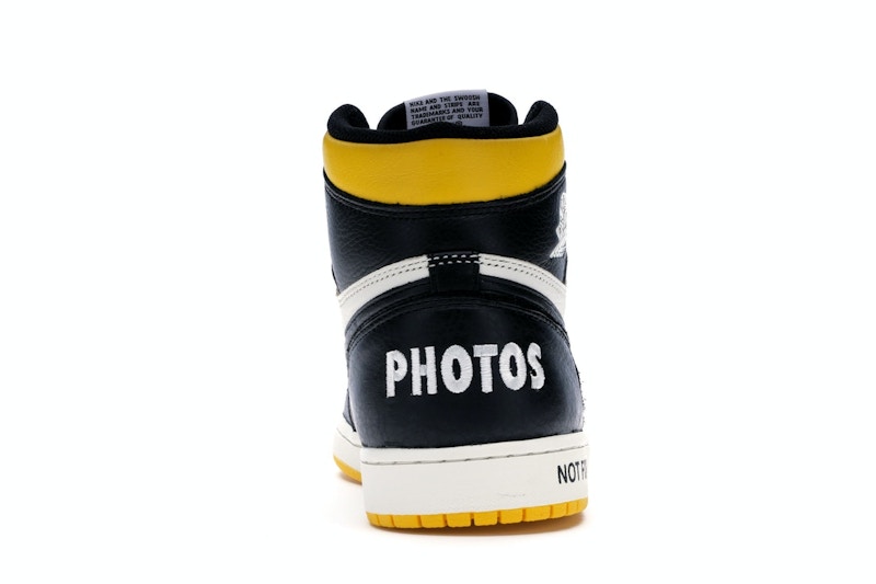 Jordan 1 Retro High Not for Resale Varsity Maize