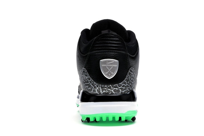 Jordan 3 Retro Golf Black Green Glow