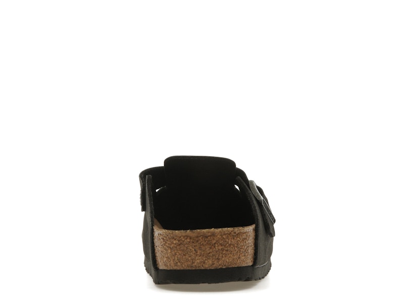 Birkenstock Boston Vegan Birkibuc Black