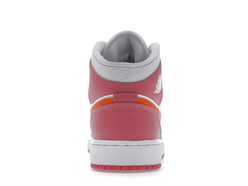 Jordan 1 Mid Pinksicle Safety Orange (GS)
