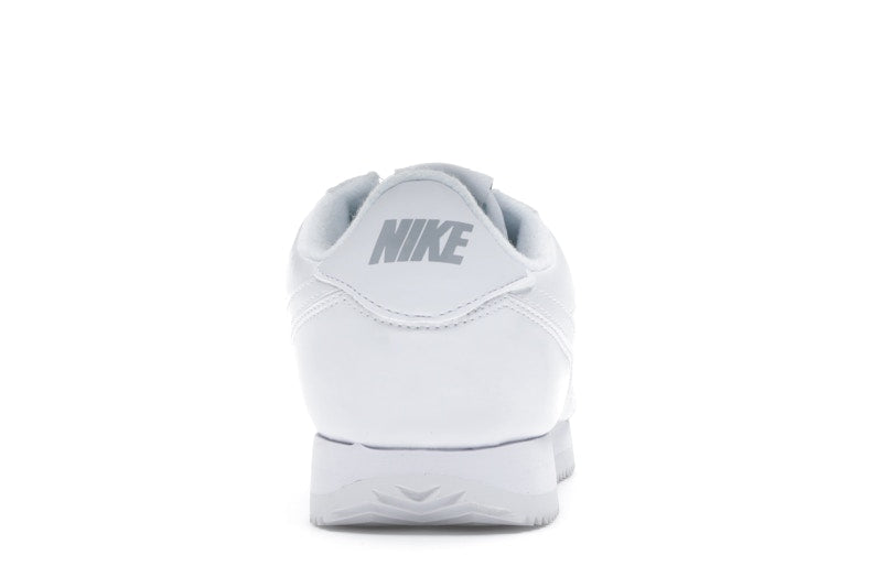 Nike Cortez Basic Leather White White-Wolf Grey-Mtllc Silver