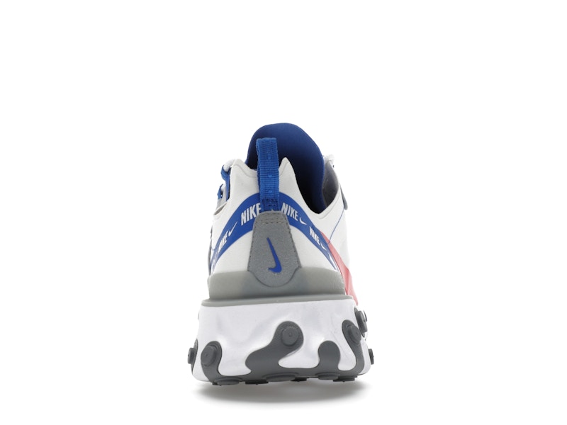 Nike React Element 55 White Game Royal Habanero Red