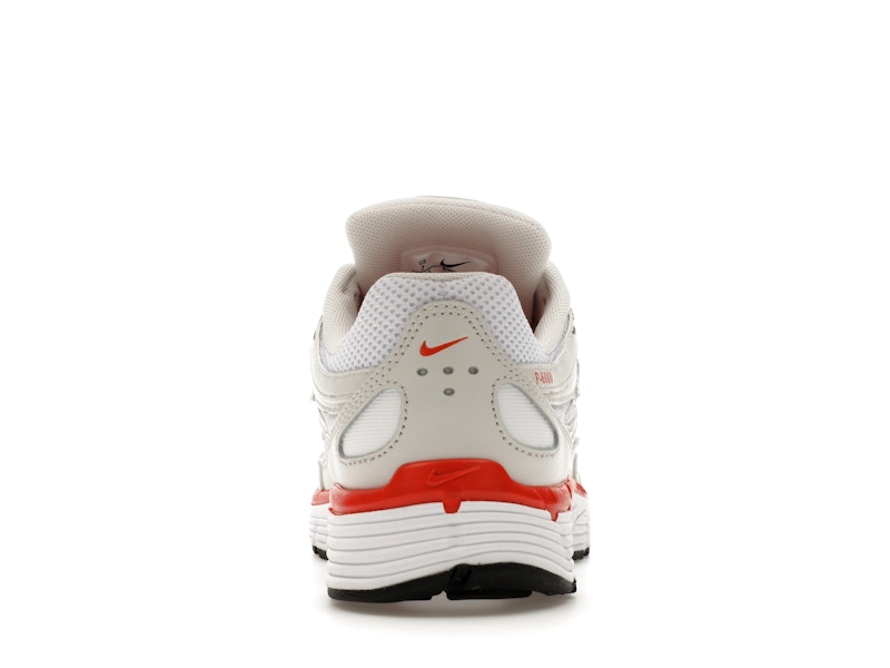Nike P-6000 White Platinum Tint Black Picante Red (Women's)