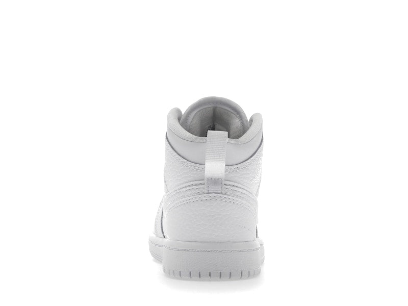 Jordan 1 Mid Triple White (2021) (PS)