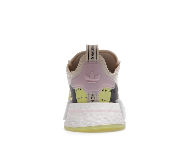 adidas NMD R1 Wonder White Pulse Yellow Pink (Women's)