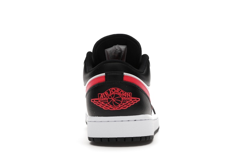 Jordan 1 Low Black Siren Red (Women's)