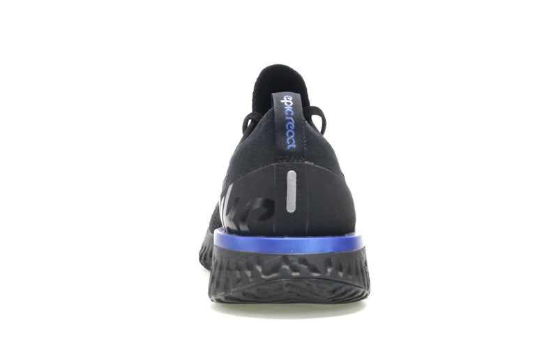 Nike Epic React Flyknit Black Racer Blue (Women's)