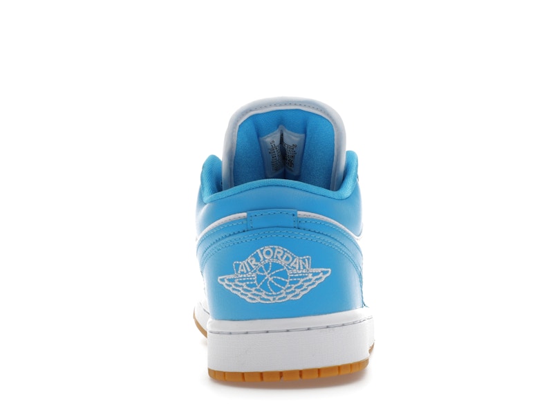 Jordan 1 Low White Gum Light Brown Dark Powder Blue (Women's)