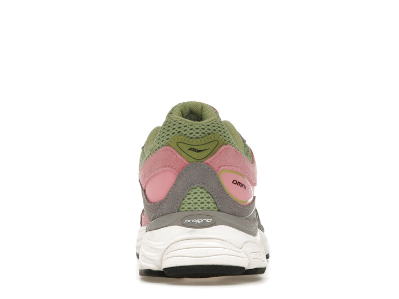 Saucony ProGrid Omni 9 Premium Grey Green Pink
