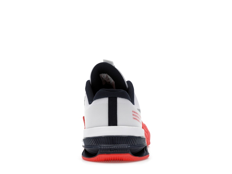 Nike Metcon 8 White Crimson Obsidian