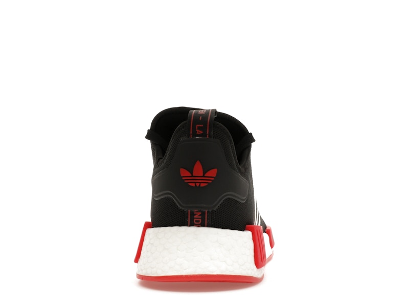 adidas NMD R1 Black Vivid Red White