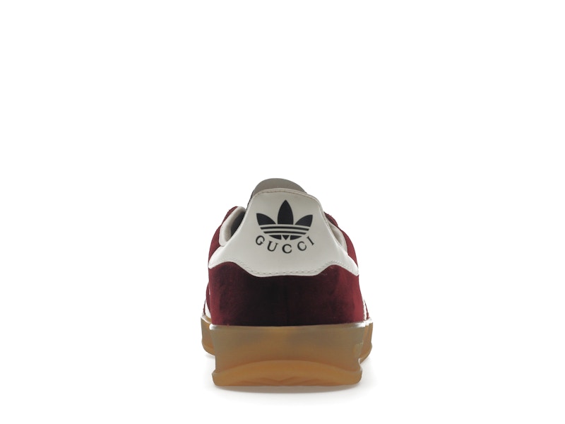 adidas x Gucci Gazelle Burgundy Velvet
