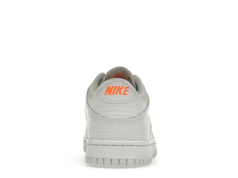 Nike Dunk Low SE 3D Swoosh Pure Platinum Total Orange (GS)