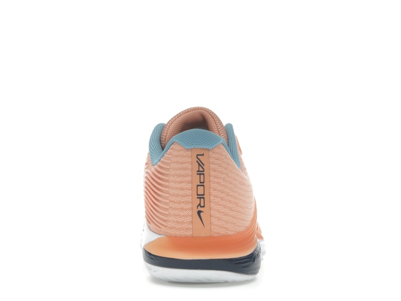 Nike Court Vapor 12 Clay Apricot Agate White Denim Turquoise Obsidian
