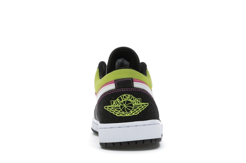 Jordan 1 Low Black Active Fuchsia Cyber