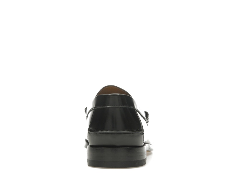 Gucci Tassel GG Canvas Loafers Black Ebony