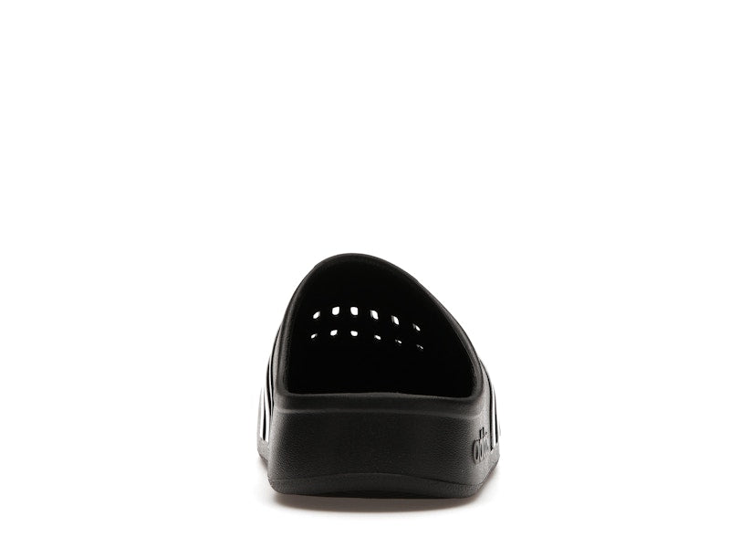 adidas Adilette Clog Black Silver