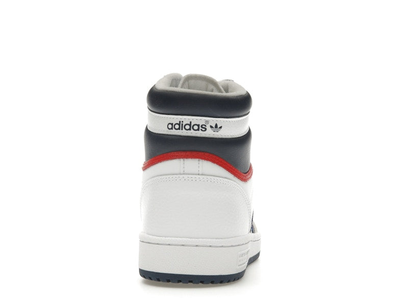 adidas Top Ten Hi White Navy Red