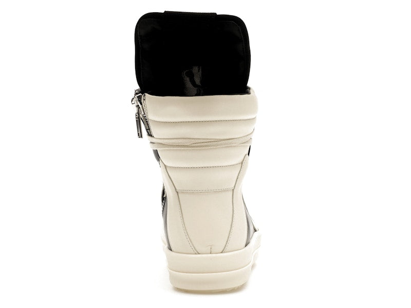 Rick Owens Luxor Geobasket Black Milk