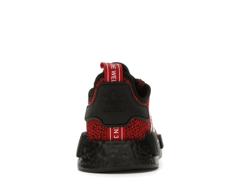 adidas NMD R1 Carbon Red White Black