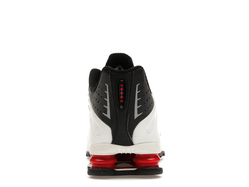 Nike Shox R4 Platinum Tint University Red Black