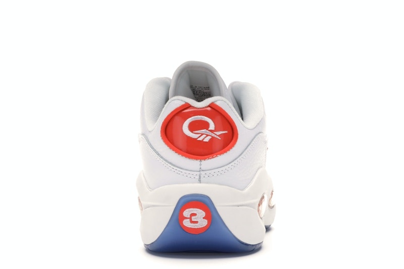 Reebok Question Low Patent Toe Orange