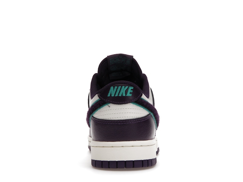 Nike Dunk Low Chenille Swoosh Sail Grand Purple