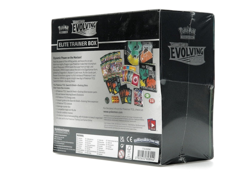 Pokémon TCG Sword & Shield Evolving Skies Elite Trainer Box (Flareon/Jolteon/Umbreon/Leafeon)